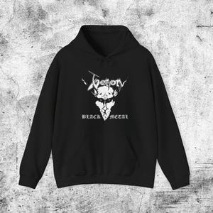 Venom black metal hoodie black metal bootleg heavy blend pullover