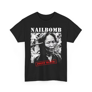 Nailbomb point blank tshirt industrial metal bootleg heavy cotton tee