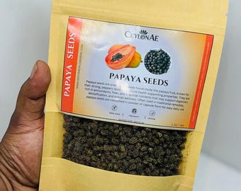 Dehydrated Papaya Seeds | Herbal Wellness Product | Natural Plant-Based Seeds