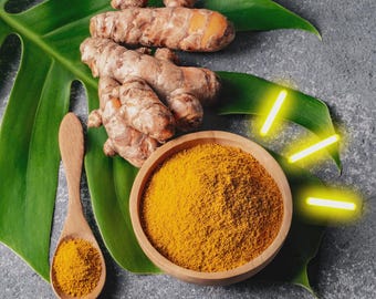 Turmeric Powder (Curcuma Longa) | Natural Golden Spice | Pure Ground Turmeric Root | Culinary & Herbal Use
