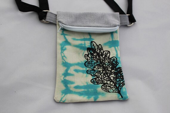 turquoise bum bag