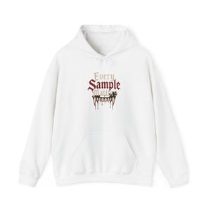 Felpa con cappuccio Every Sample Dripping Gothic Script / Design Horror Blood Drip