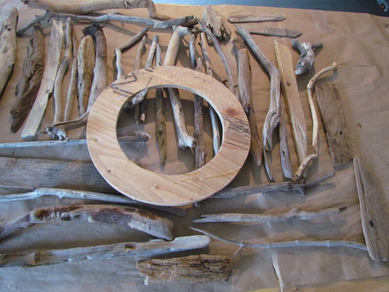 DIY Cape Cod Driftwood Wreath Kit Make Your Very Own Unique Driftwood