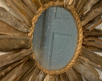 Driftwood Mirror, by apresto