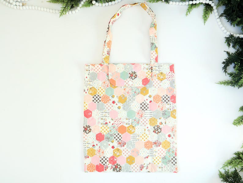 Foldable Tote Sewing Pattern | Reusable Fabric Grocery Bag | Easy ...