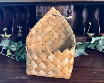 Hanging Woven Basket