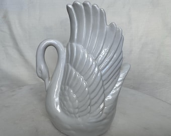 Porcelain Swan Figurine
