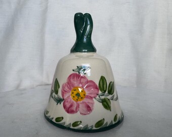 Desert Rose Danbury Mint Floral Bell