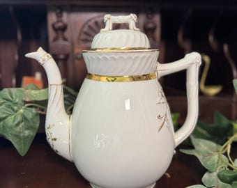 Antieke Haviland Limoges-theepot circa 1896-1914