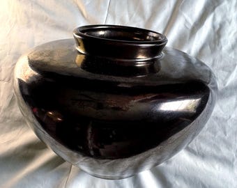 Vintage Haeger Metallic Wide Vase