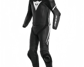 Traje de piel de vacuno Dainese para motociclismo y carreras de motos - 2 piezas