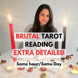 Lettura dei tarocchi brutale / Tarocchi extra dettagliati / Risposte sincere su amore, carriera e vita / In un'ora