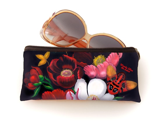 Retro pencil bag, vintage pouch, Glorious, gifts for her, gifts for mom, Woody Ellen handbag, Pinup fashion,christmas gift ideas,Rockabilly