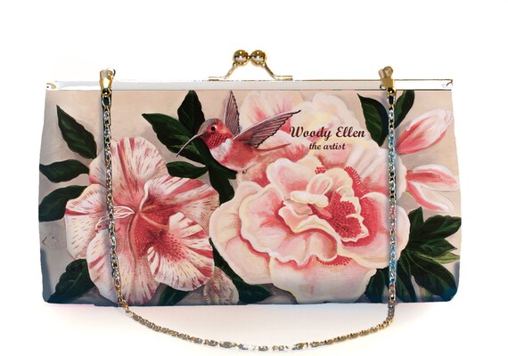 Retro clutch, clutch bag, Honeybird, gift for her, gift mom, Woody Ellen bag, christmas gifts, valentine gift, bridal clutch, Pinup fashion