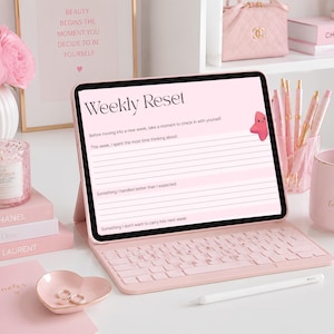 Printable Overthinking Workbook for Girls | Mind Reset Journal (Digital Download)