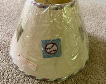 Vintage Sports Themed Lampshade Kids Nursery Baseball, Tennis, Football