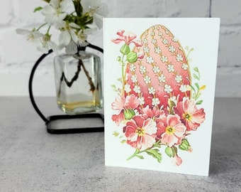Victorian Easter Egg Greeting Card