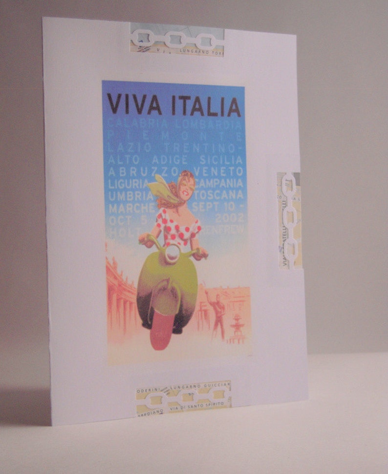 Viva Italia on a Vespa Card image 3