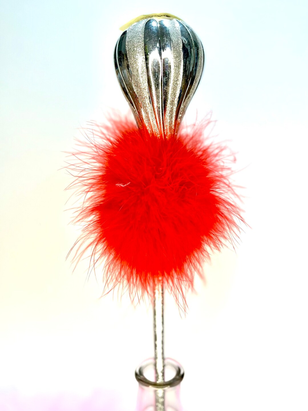 Bright Red 15 Magic Fairy Wand, Sprinkles Glitter, Princess Wand, Party