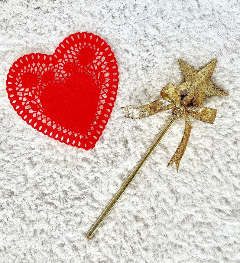 Gold Star 16 Fairy Wand Sprinkles Glitter Valentine Etsy