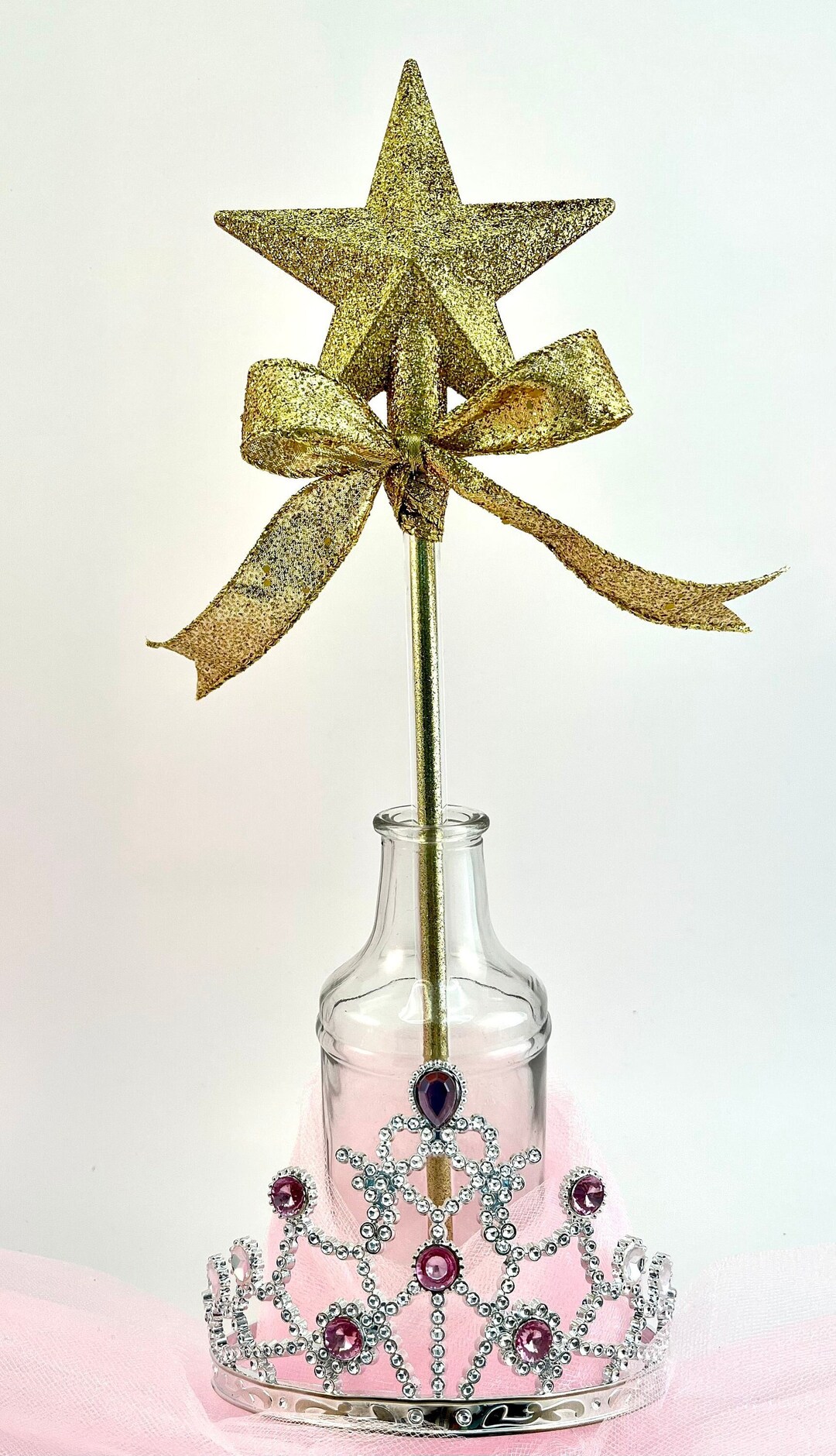 Gold Star 16 Fairy Wand Sprinkles Glitter, Christmas Gift, Renaissance