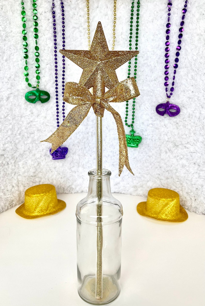 Gold Star 16 Fairy Wand Sprinkles Glitter Valentine Etsy