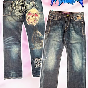 Christian Audigier Jeans - Etsy