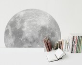 A Trip To The Moon /sticker (full moon wall-sticker-100cm/39inch)