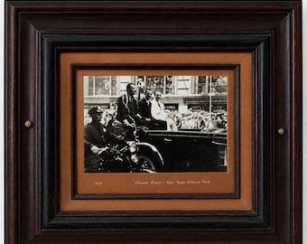 Vintage Howard Hughes 1939 New York World’s Fair Parade Photo Framed Estate Find