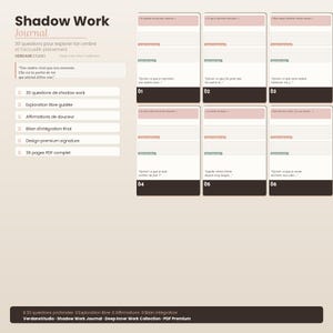 Shadow Work Journal PDF • 30 Profound Questions • Personal Development • Inner Healing Workbook • VerdaneStudio