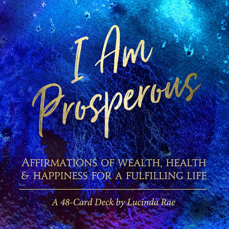 I AM PROSPEROUS Affirmations of Wealth Health & Happiness Etsy