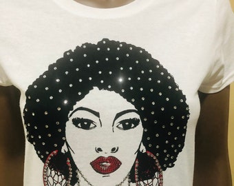 Natural Hair Bling T Shirt