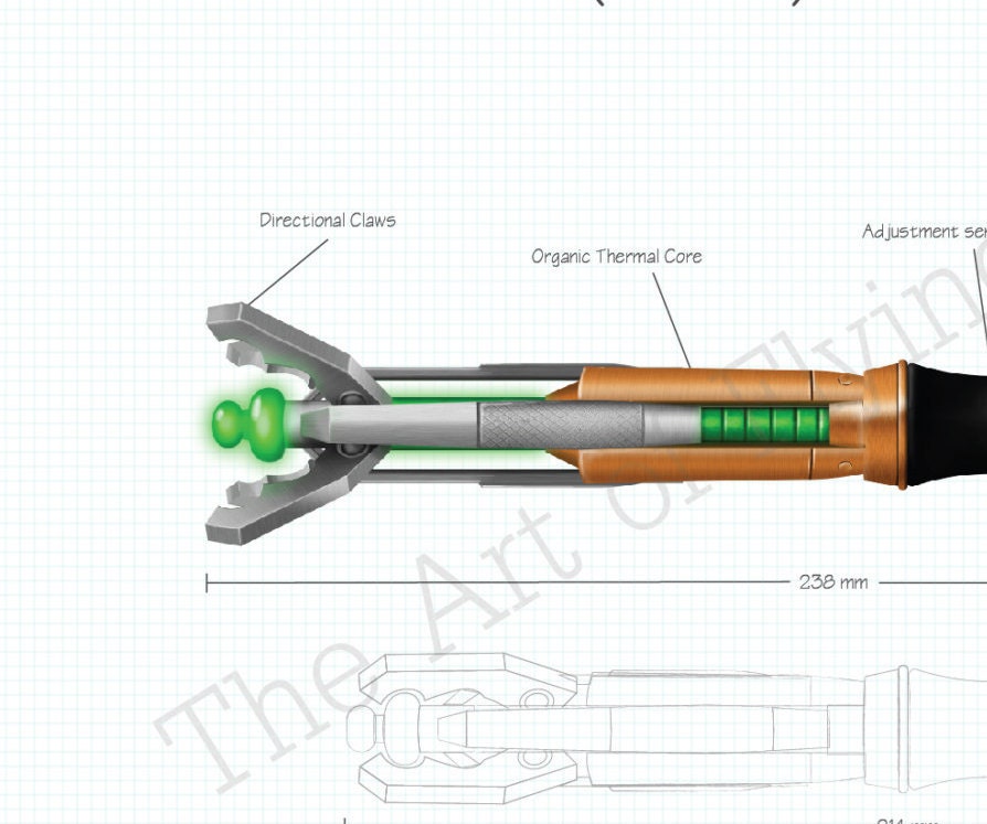 Doctor Who - 11th Doctor Sonic Screwdriver Print - Etsy