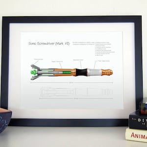 Doctor Who - 11th Doctor Sonic Screwdriver Print