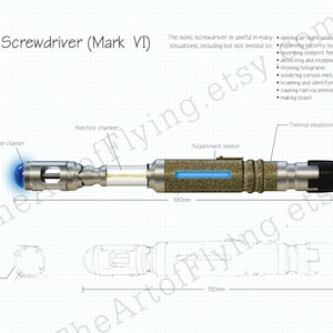 Doctor Who - Impresión de destornillador sónico
