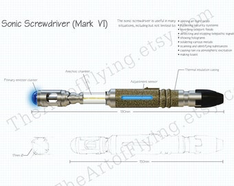 Doctor Who - Sonic Screwdriver Print