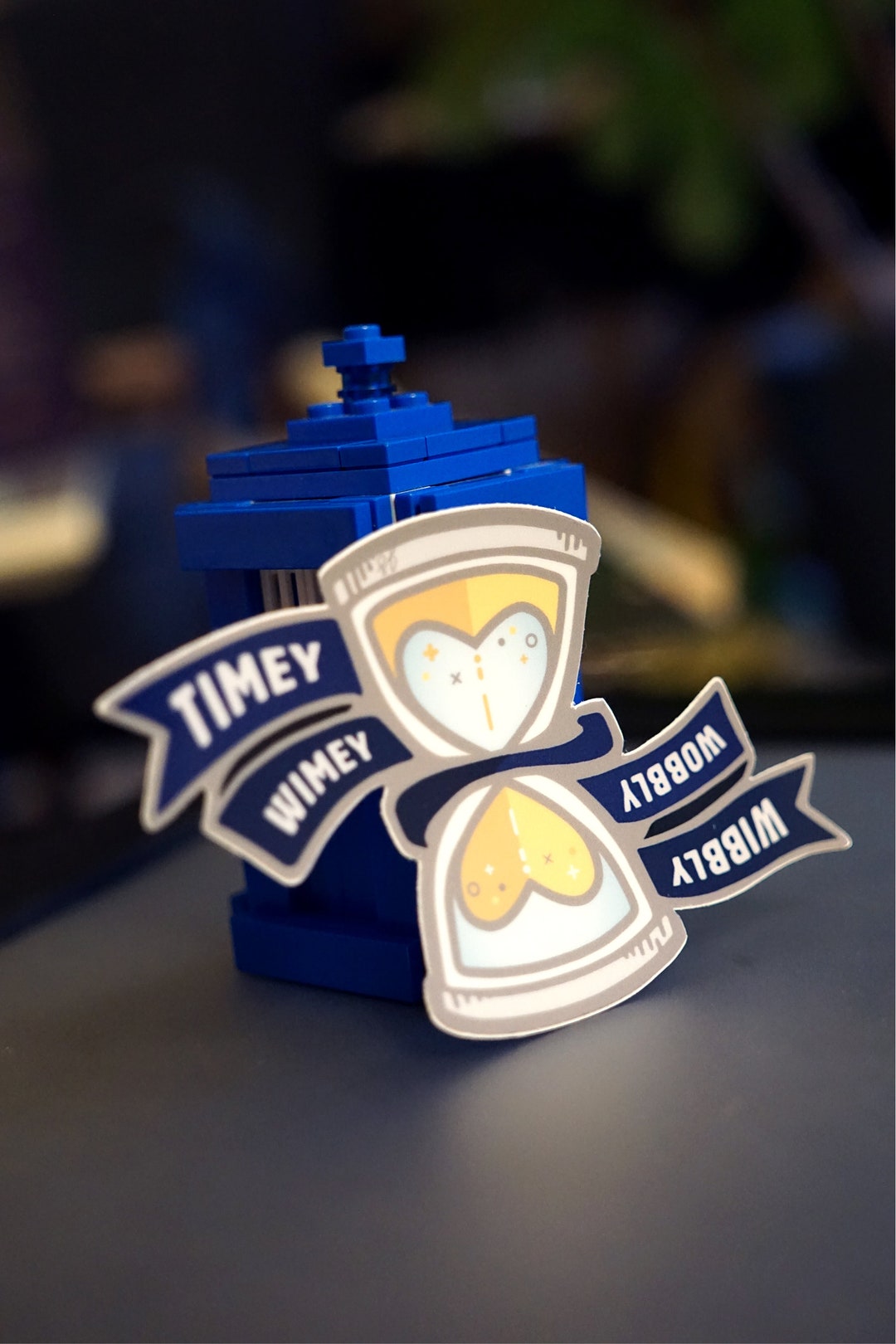 Doctor Who - Wibbly Wobbly Timey Wimey Hourglass Sticker- 4 X 2.5" - Etsy