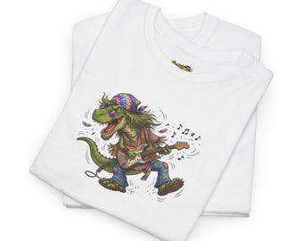 Rocking T-Rex T Shirt