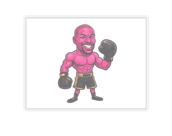 Pink Boxer Sticker