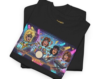Camiseta de cabezas flotantes