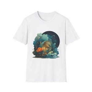T-shirt fée coquillage cottage, t-shirt Beach Cottagecore, cadeau côtier magique image 2