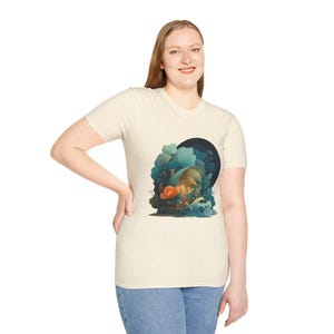T-shirt fée coquillage cottage, t-shirt Beach Cottagecore, cadeau côtier magique image 7