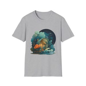T-shirt fée coquillage cottage, t-shirt Beach Cottagecore, cadeau côtier magique image 4