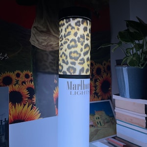 price marlboro cigarette lamp Pack Advertising 1990s VintageVonk XXL Vintage Marlboro Lights Lamp