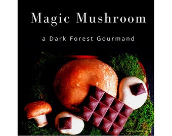 Magic Mushroom: ein dunkler, waldiger, Gourmand-Duft. Der Duft von Schokolade und Pilz vereinen sich in diesem dekadenten und köstlichen Parfümöl.