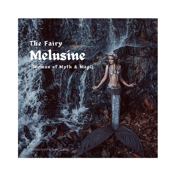 The Fairy Melusine, a collaboration between Opulent Mobility and Aether Arts Perfume. Aquatic, Green, Floral with Lily, Leaves & Green Beans