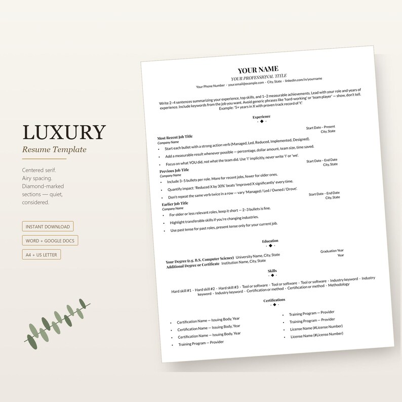 Image showcasing 5x Resume Template Bundle, Resume, Cover Letter & References, Editable ...