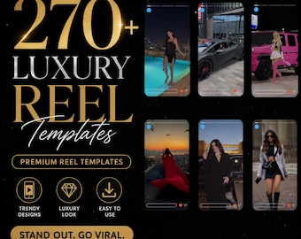 270+ virale luxe, rijke lifestyle-video's, TikTok, Instagram, YouTube (digitale download)
