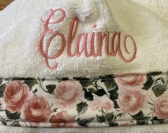 Personalized Hooded Towel, hooded towel for baby, monogrammed hooded towel for toddler