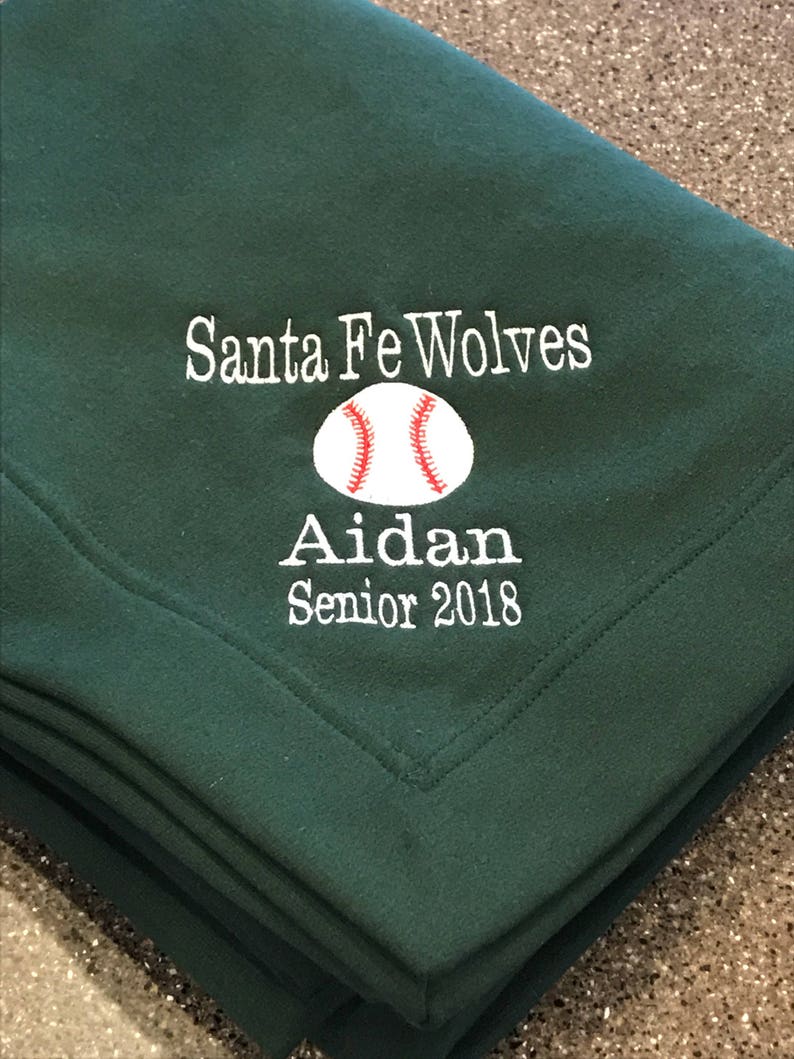 Personalized Stadium Blanket Sweatshirt Blanket Fleece Etsy